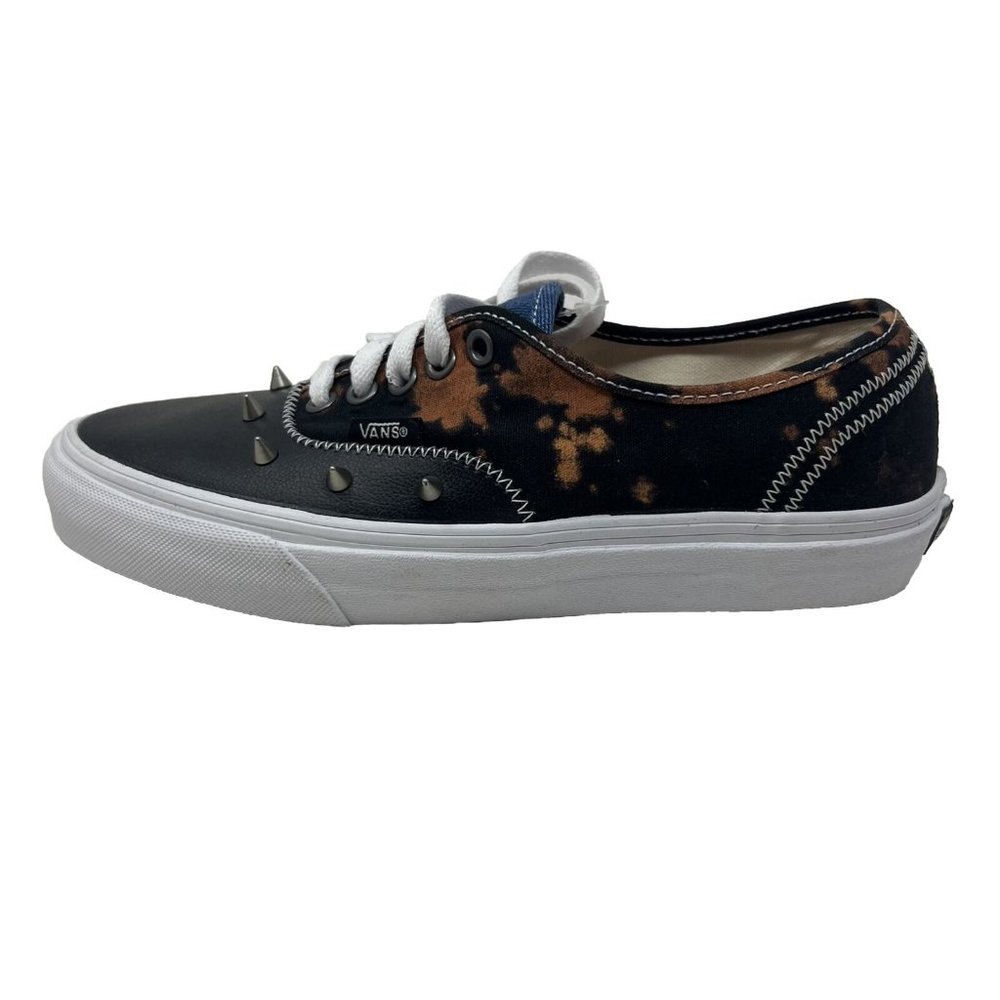 Vans Authentic Women's 9 Tartan Daze Acid Dye Spike Skate Shoes New